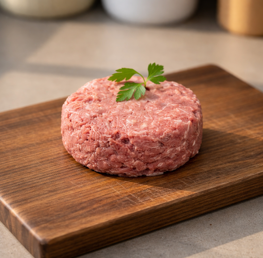 Pferdefleisch mit Knochenanteil gewolft