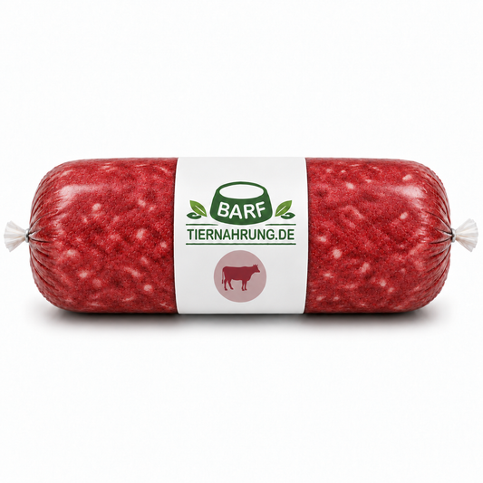 BARF Rind Muskelfleisch Exquisit - 100% reines Rindfleisch- gewolftes Tiefkühl-Hundefutter (Kopie)