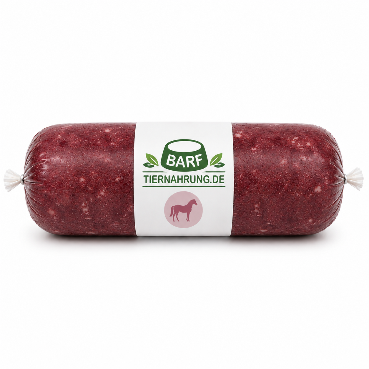BARF Pferd Muskelfleisch - 100% reines Pferdefleisch- gewolftes Tiefkühl-Hundefutter