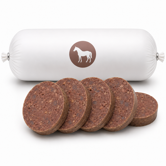 Hundewurst Pferd - Hundefutter aus 95% Pferdefleisch